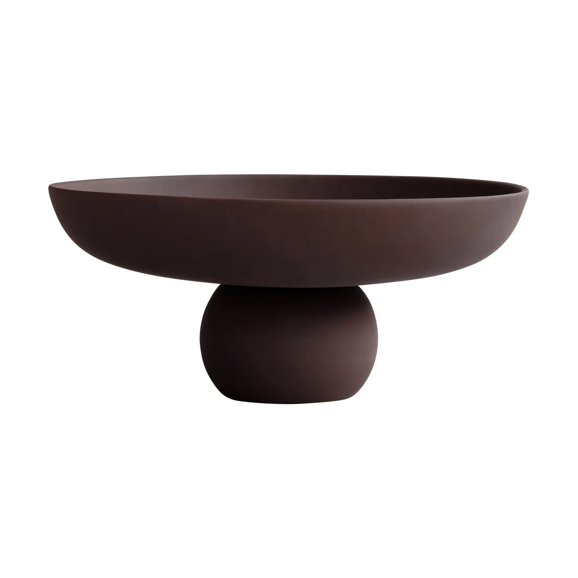 Baburu big bowl Ø43 cm, Chocolate brown 101 Copenhagen