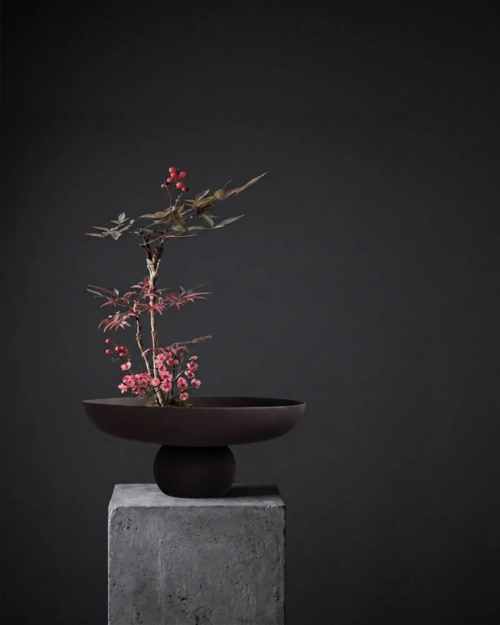 Baburu big bowl Ø43 cm, Chocolate brown 101 Copenhagen