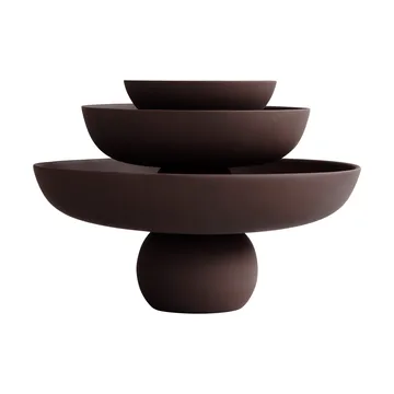 Baburu bowl Ø30 cm - Chocolate brown - 101 Copenhagen