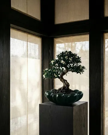 Bloom tray bowl large - Dark green - 101 Copenhagen