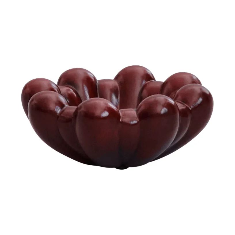 Bloom tray bowl mini, Maroon 101 Copenhagen