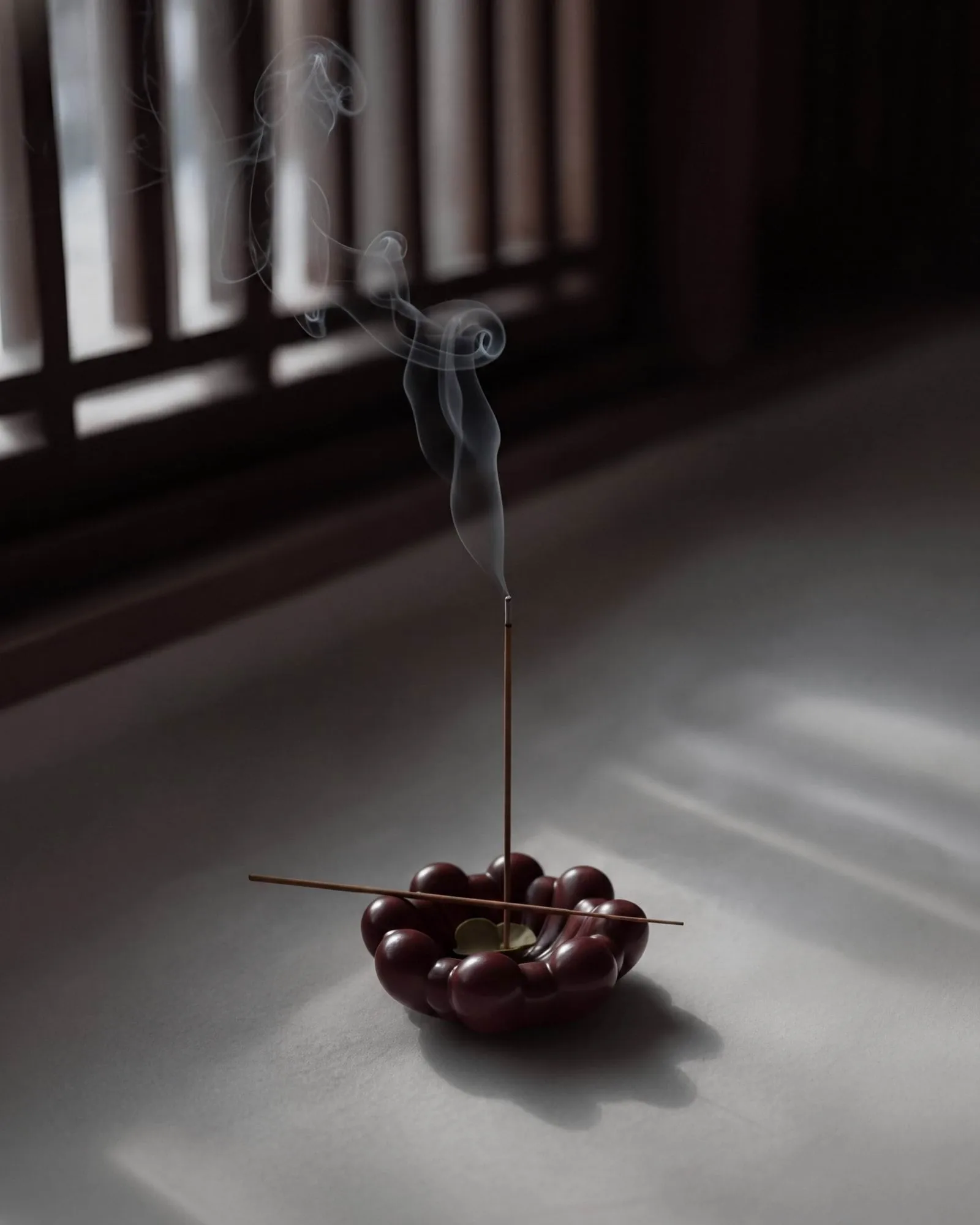 Bloom tray bowl mini, Maroon 101 Copenhagen