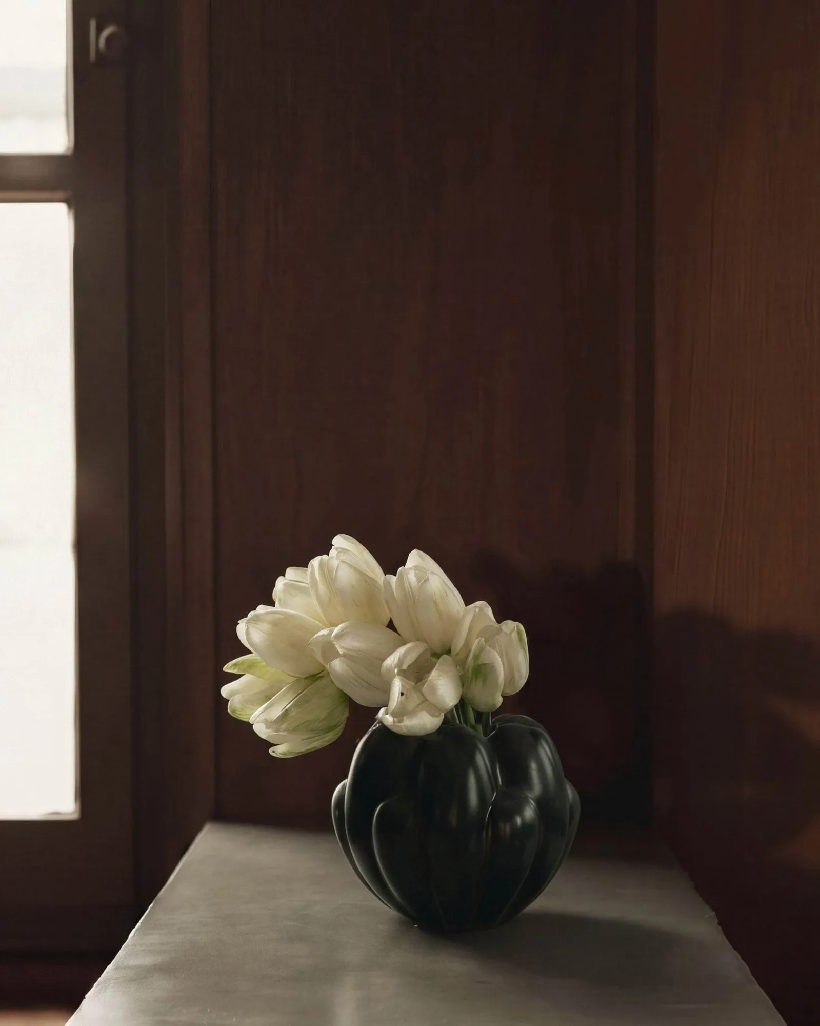 Bloom vase small 22.5x24 cm, Dark green 101 Copenhagen