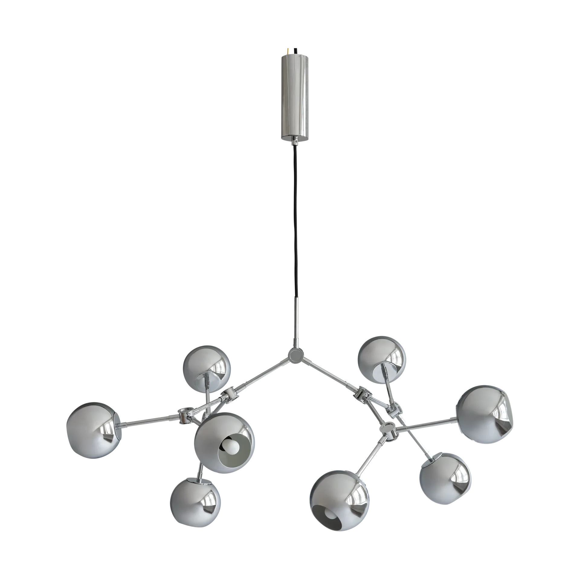 Drop Chandelier Globe chandelier mini, Chrome 101 Copenhagen