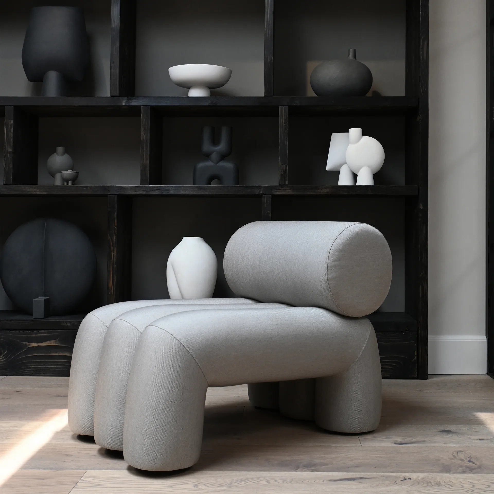 Foku Chair lounge chair, Taupe 101 Copenhagen