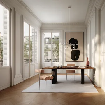 Hiro dining chair - Stainless steel-nubuck - 101 Copenhagen