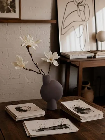 Sphere Bubl vase Medio - Chocolate brown - 101 Copenhagen