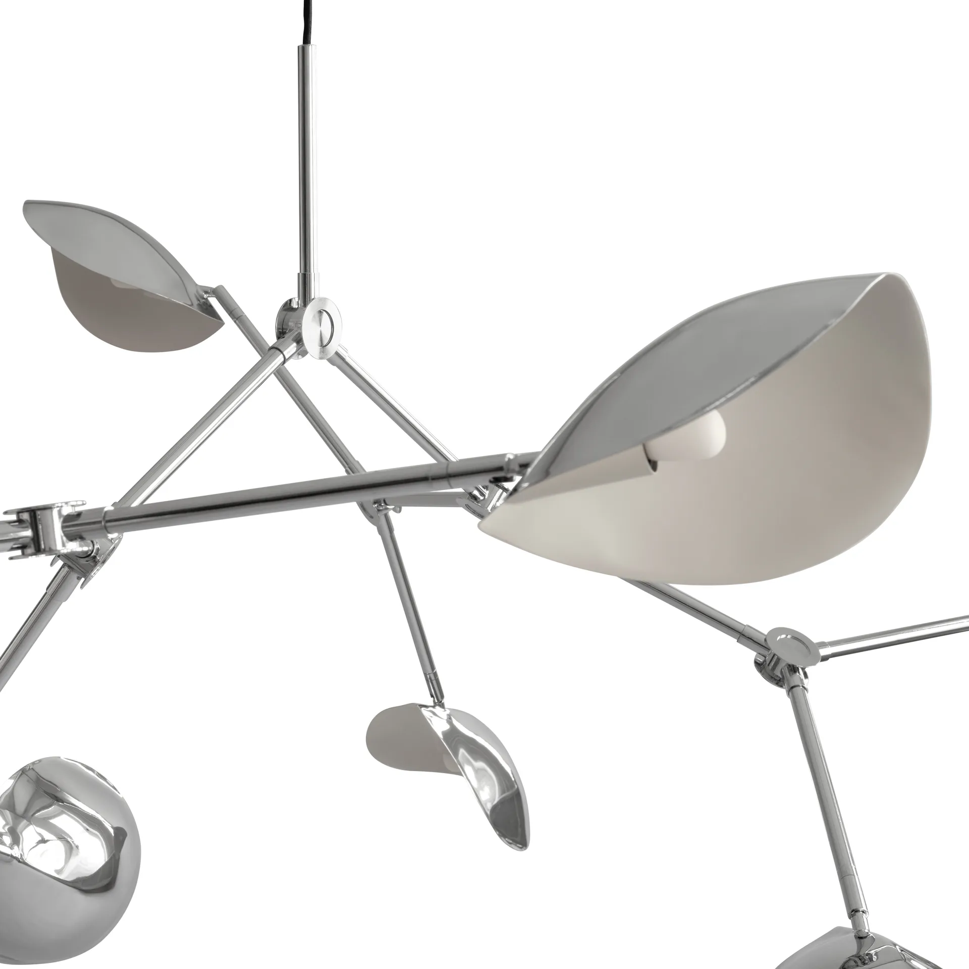 Stingray chandelier Grande, Chrome 101 Copenhagen