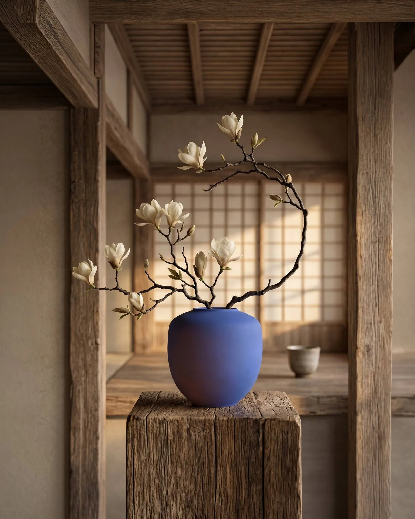 Sunao tray medium 30 cm, Marrakech blue 101 Copenhagen