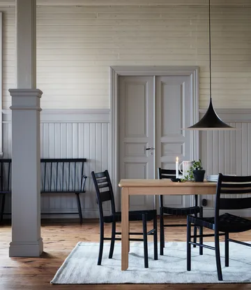 Alfred dining table - White pigmented oak, 90x220 cm - 1898