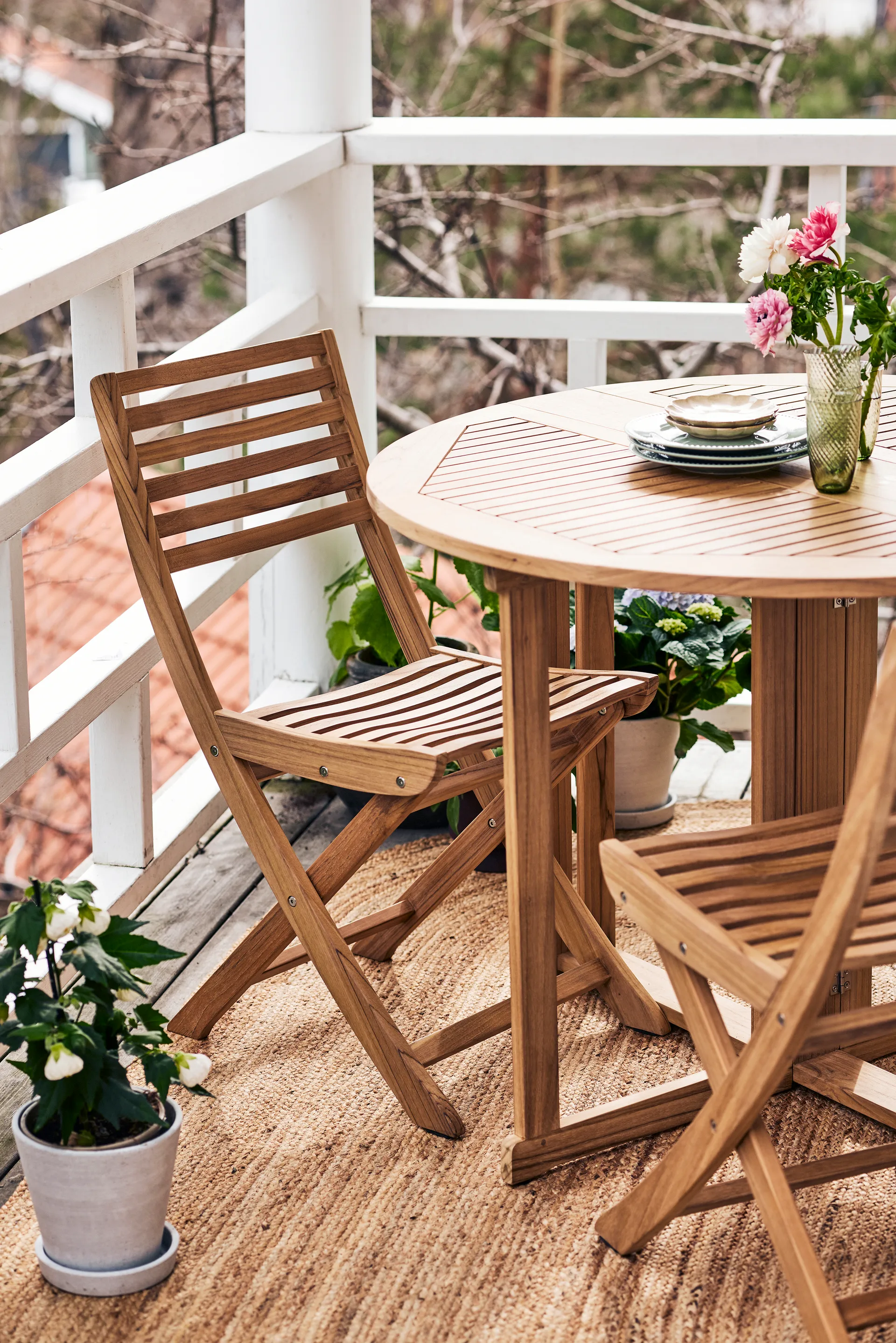 Aneboda folding table, Teak 1898