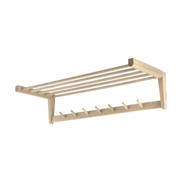 Bäckebo hat rack - Oak, 7 knobs - 1898