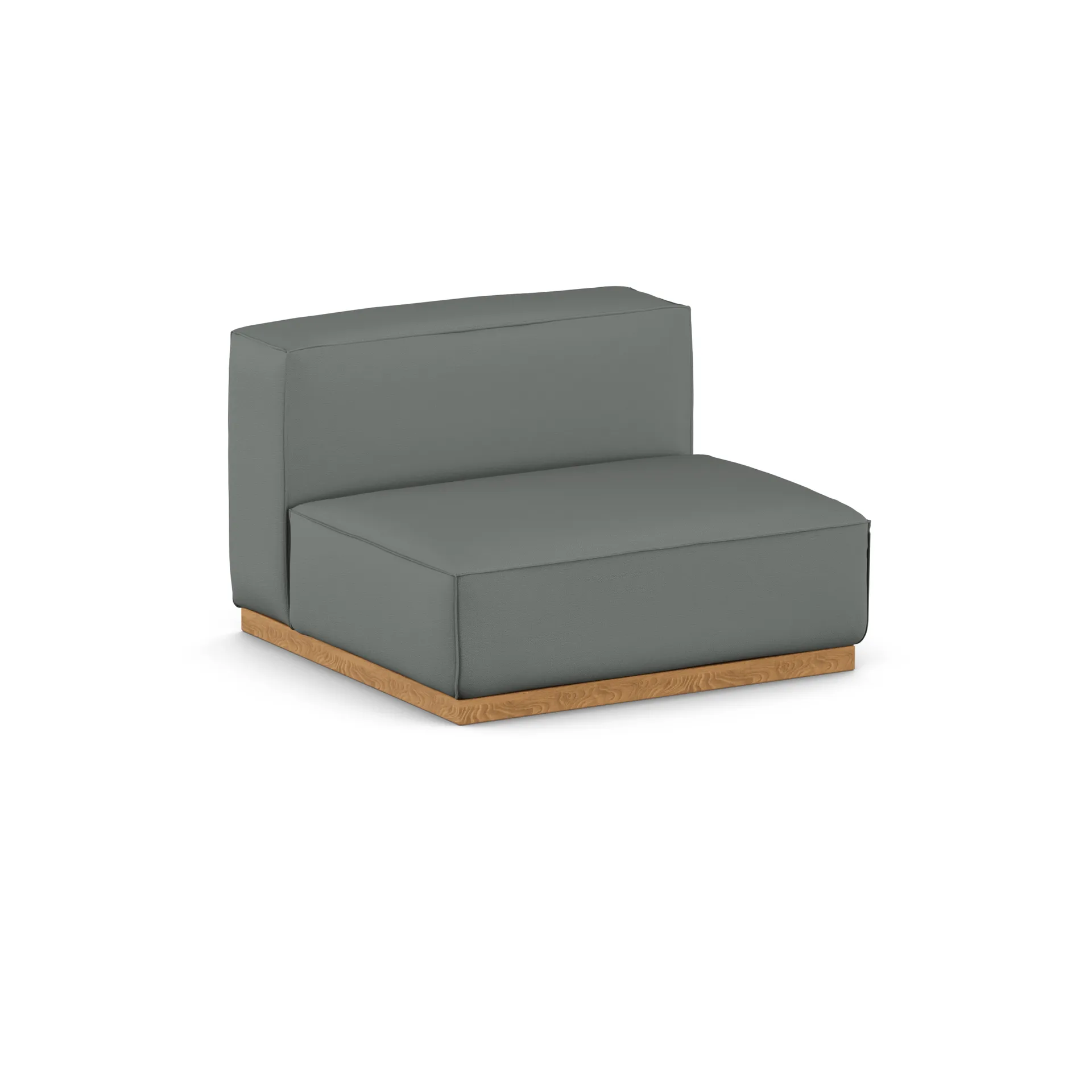 Bergsdal 1.5-seater armchair, Caleido grey 1240-Oak-stained ash, 1,5-seater 1898