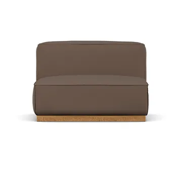 Bergsdal 1.5-seater armchair - Jump brown 1955-Oak-stained ash, 1,5-seater - 1898