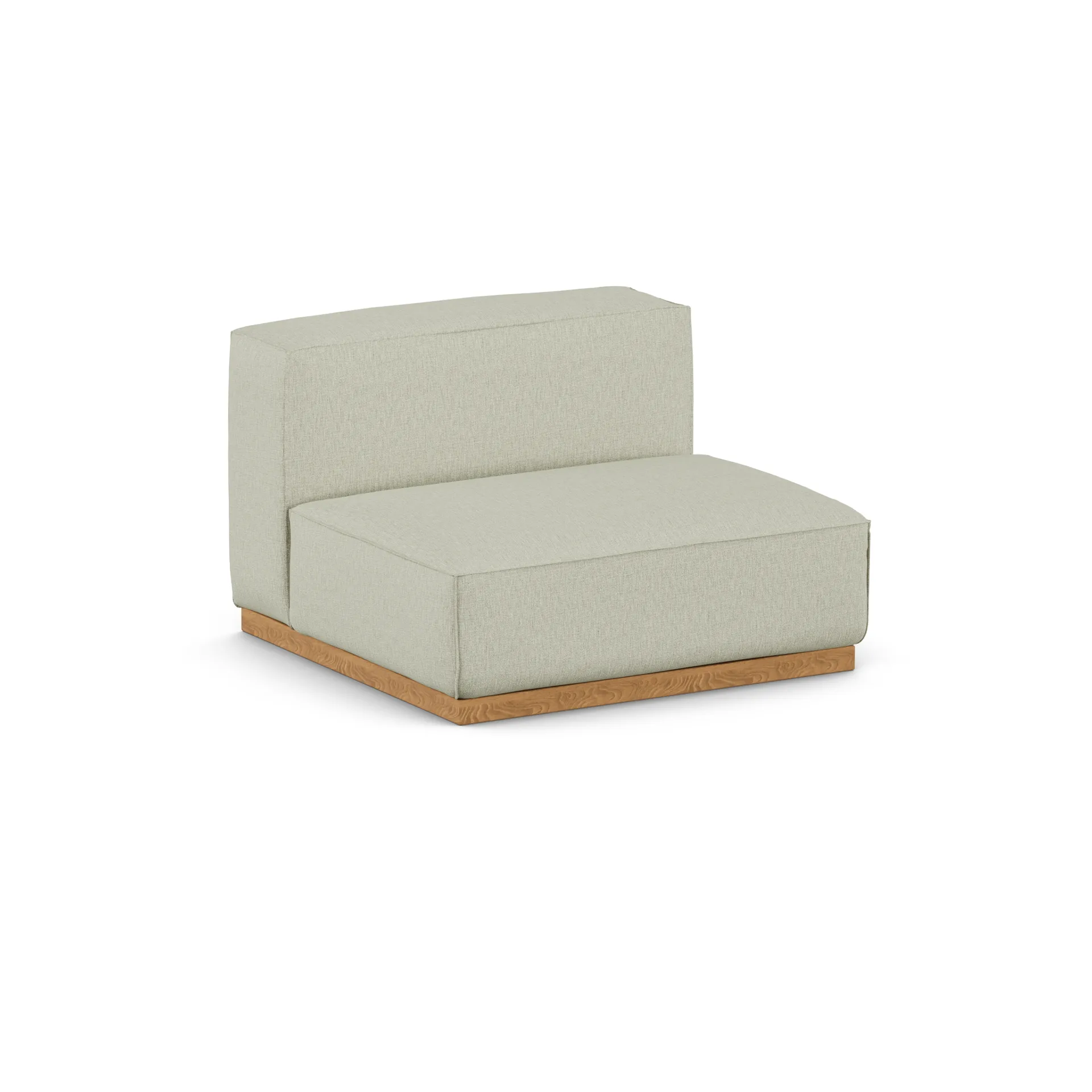Bergsdal 1.5-seater armchair, Luisa beige 3981-Oak-stained ash, 1,5-seater 1898