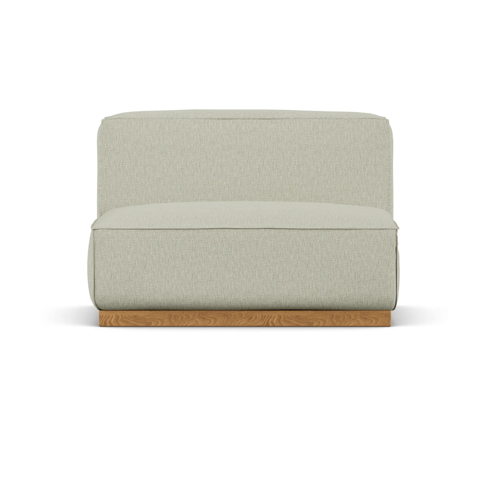 Bergsdal 1.5-seater armchair, Luisa beige 3981-Oak-stained ash, 1,5-seater 1898
