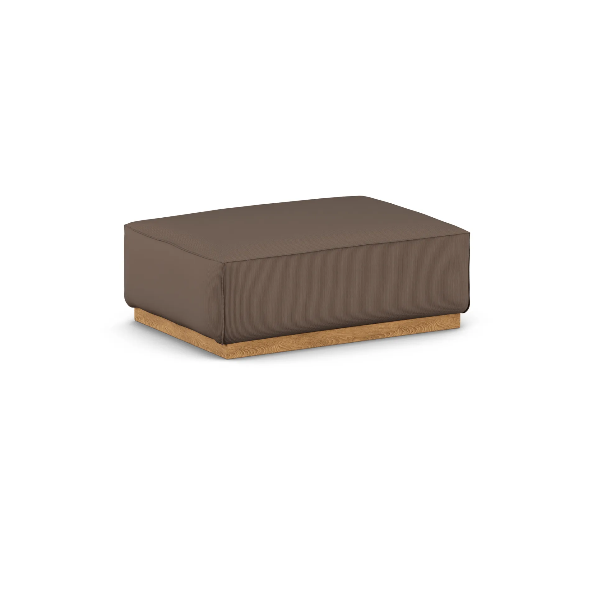 Bergsdal footstool, Jump brown 1955-Oak-stained ash 1898