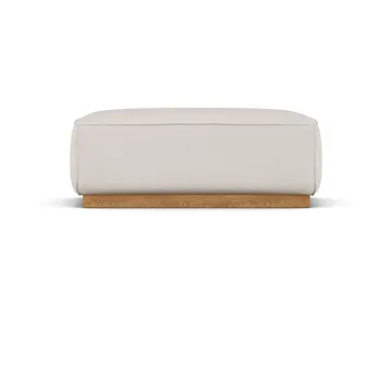 Bergsdal footstool - Same Off White 6671-ecostained - 1898