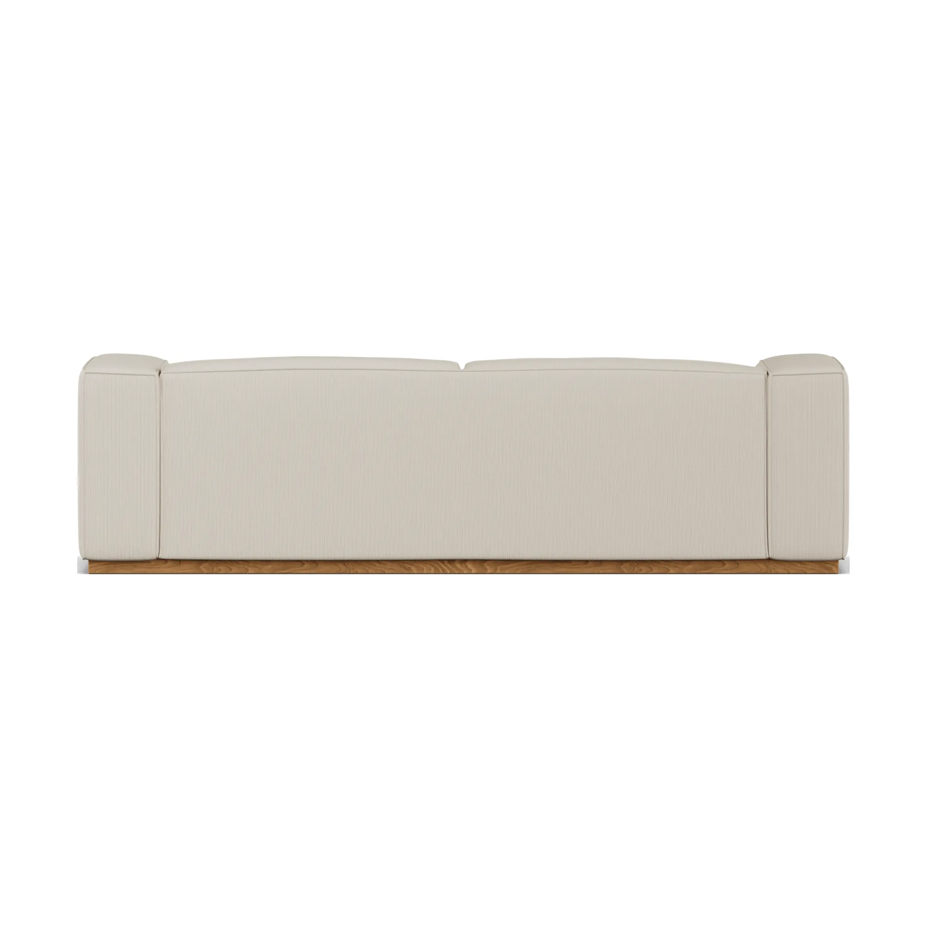 Bergsdal sofa, Jump beige 1956-Oak-stained ash, 3-seater 1898