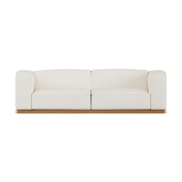 Bergsdal sofa - Jump offwhite 1954-Oak-stained ash, 3-seater - 1898