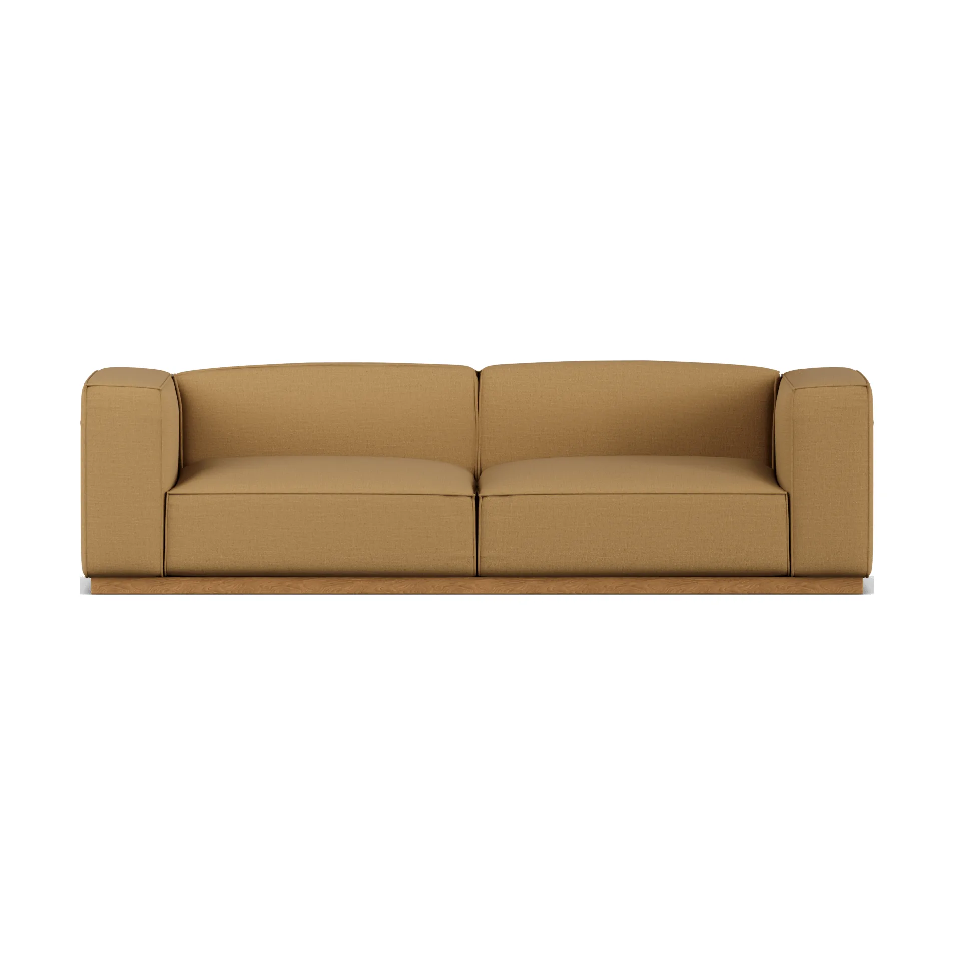 Bergsdal sofa, Same Ochre 6676-oak stained, 3 seater sofa 1898