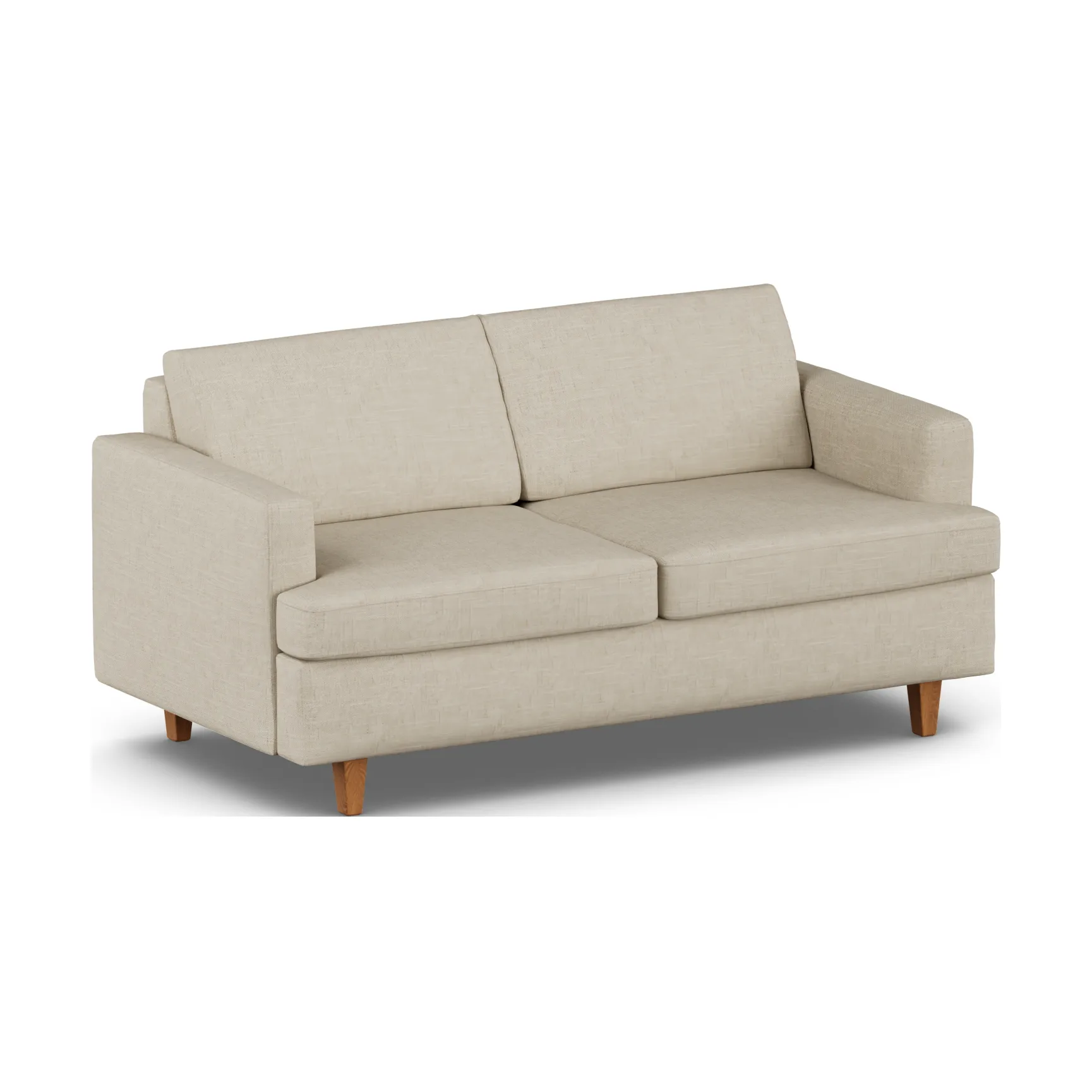 Binga 2,5-seater sofa bed, Bern Beige 0341-oak-stained ash 1898