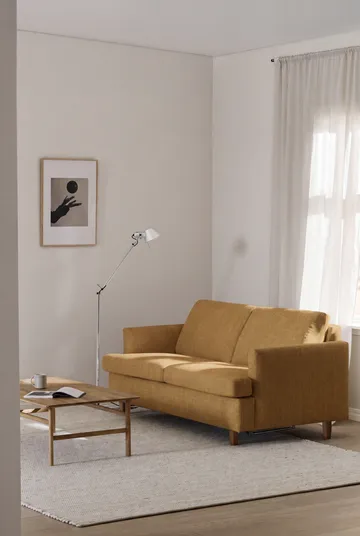 Binga 2,5-seater sofa bed - Luiza Mustard 3972-oak-stained ash - 1898