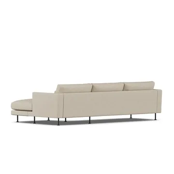 Bredhult sofa - Bern Beige 0341-black steel, 2,5-seater C1 - 1898