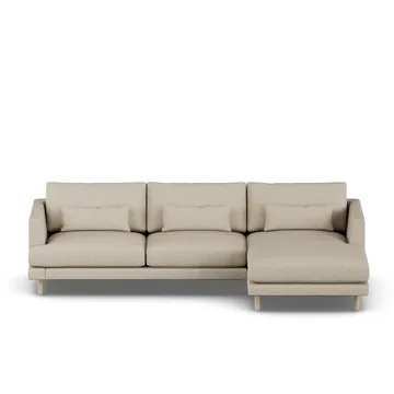 Bredhult sofa - Bern Beige 0341-white-oiled oak, 2,5-seater C1 - 1898
