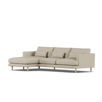 Bredhult sofa - Bern Beige 0341-white-oiled oak, 2,5-seater C2 - 1898