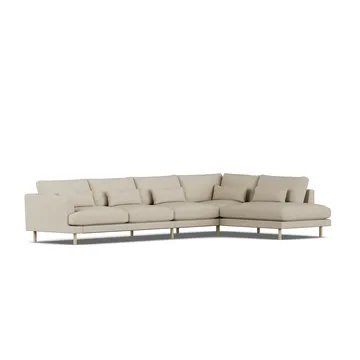 Bredhult sofa - Bern Beige 0341-white-oiled oak, 4-seater B1 - 1898