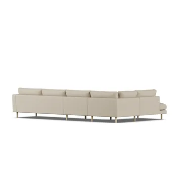 Bredhult sofa - Bern Beige 0341-white-oiled oak, 4-seater B2 - 1898