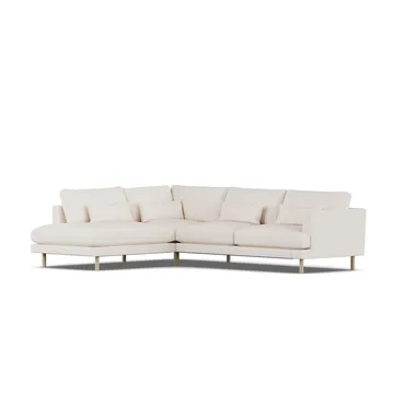 Bredhult sofa - Caleido Beige 9600-white-oiled oak, 3-seater A2 - 1898