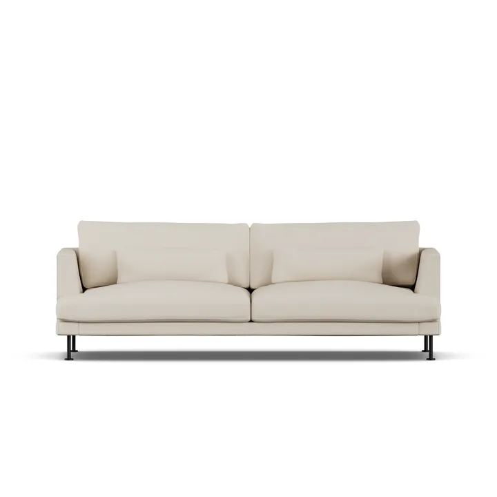 Bredhult sofa - Jump Beige 1956-black steel, 3-seater - 1898