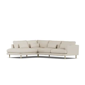 Bredhult sofa - Jump Beige 1956-white-oiled oak, 3-seater A2 - 1898
