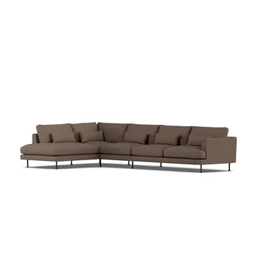 Bredhult sofa - Jump Brown 1955-black steel, 4-seater B2 - 1898