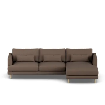 Bredhult sofa - Jump Brown 1955-white-oiled oak, 2,5-seater C1 - 1898