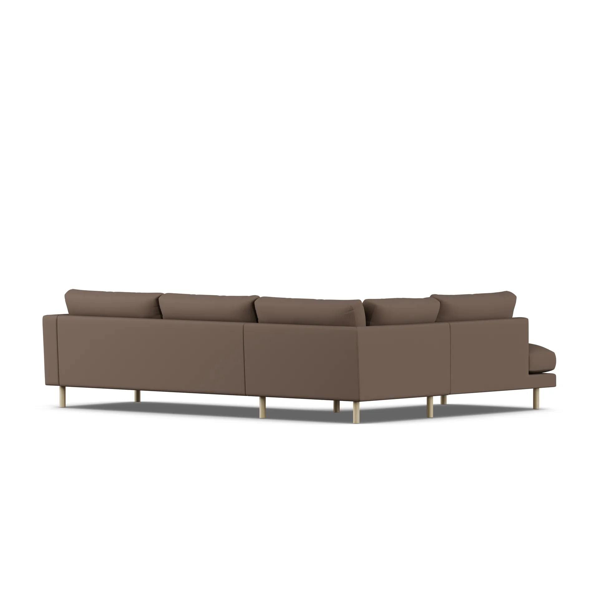 Bredhult sofa, Jump Brown 1955-white-oiled oak, 3-seater A2 1898