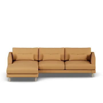 Bredhult sofa - Jump Honey 1959-white-oiled oak, 2,5-seater C2 - 1898