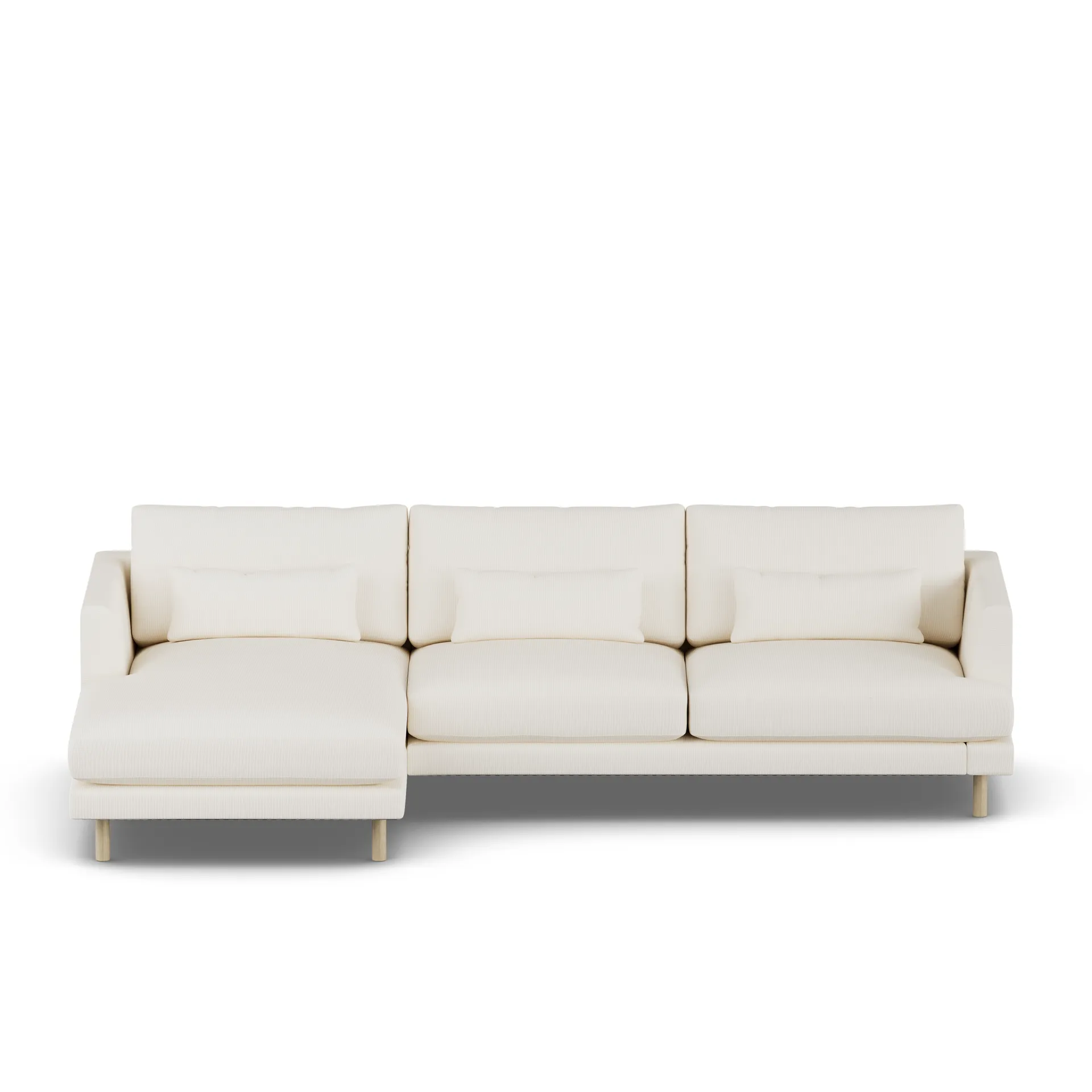 Bredhult sofa, Jump Off White 1954-white-oiled oak, 2,5-seater C2 1898