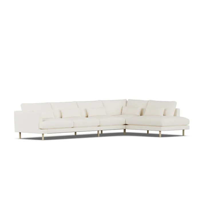 Bredhult sofa - Jump Off White 1954-white-oiled oak, 4-seater B1 - 1898