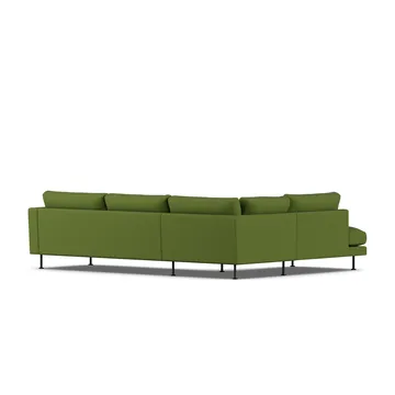 Bredhult sofa - Luiza Green 3975-black steel, 3-seater A2 - 1898