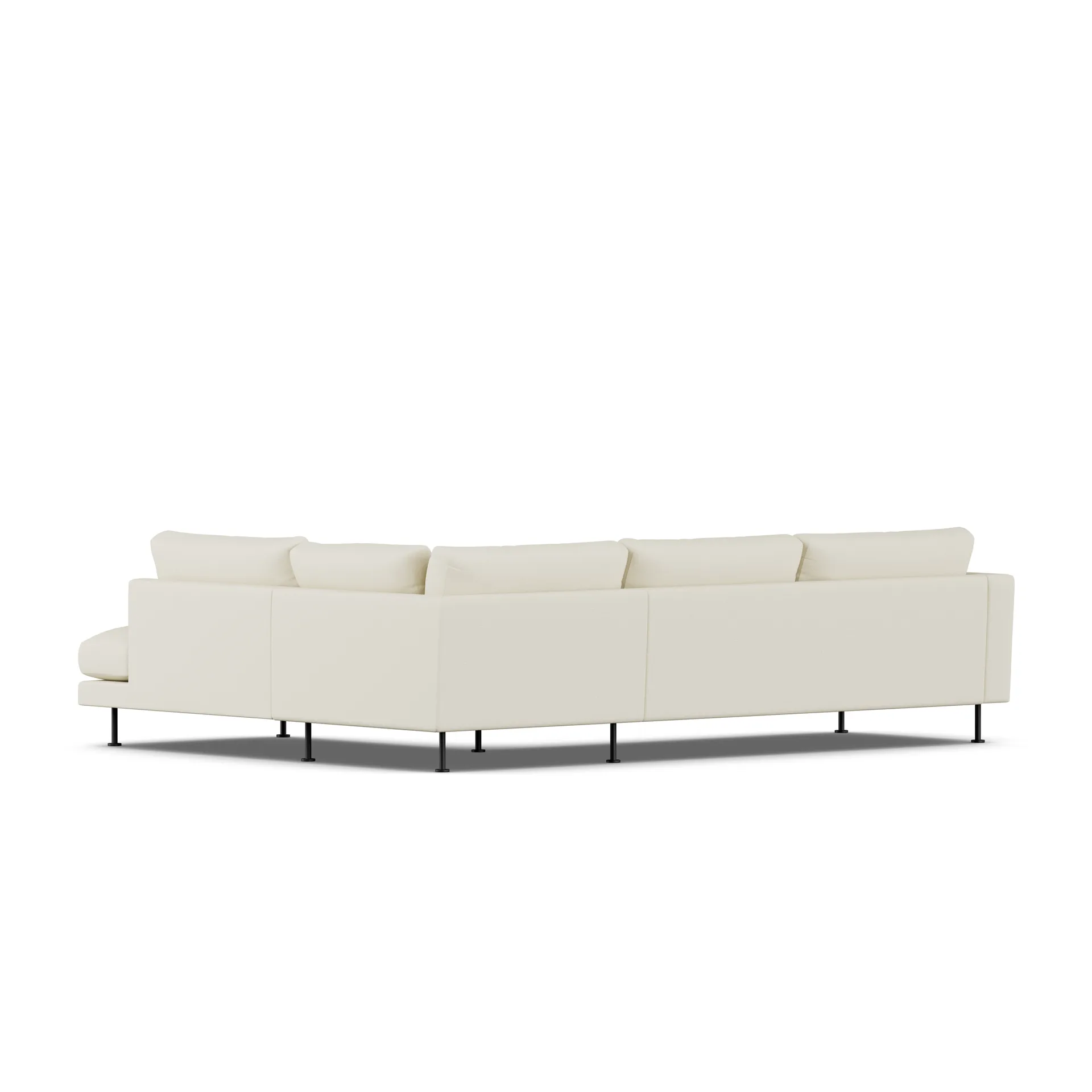 Bredhult sofa, Oslo Nature 1540-black steel, 3-seater A1 1898