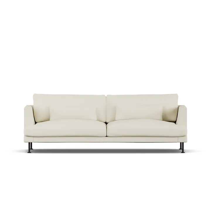 Bredhult sofa - Oslo Nature 1540-black steel, 3-seater - 1898