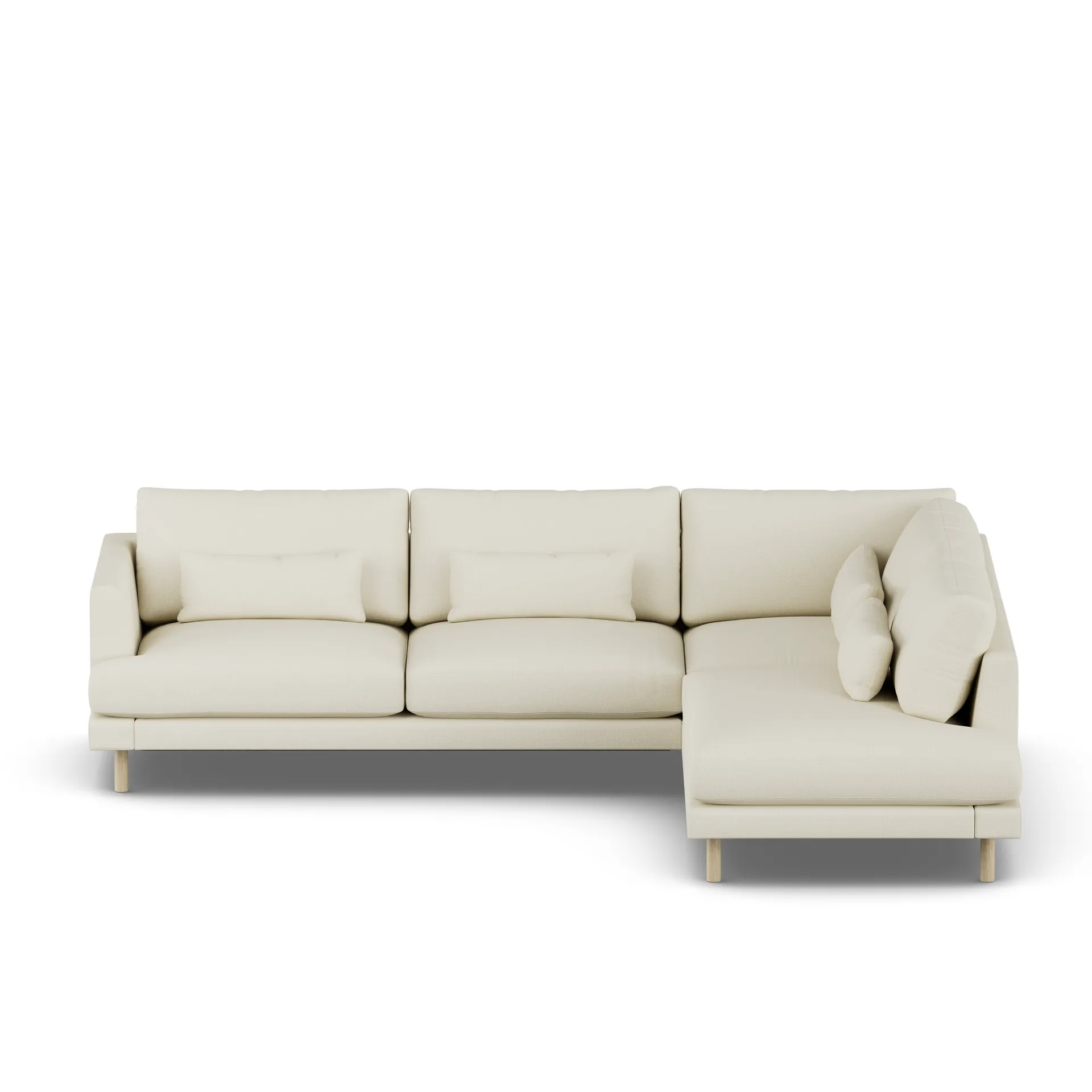 Bredhult sofa, Oslo Nature 1540-white-oiled oak, 3-seater A1 1898