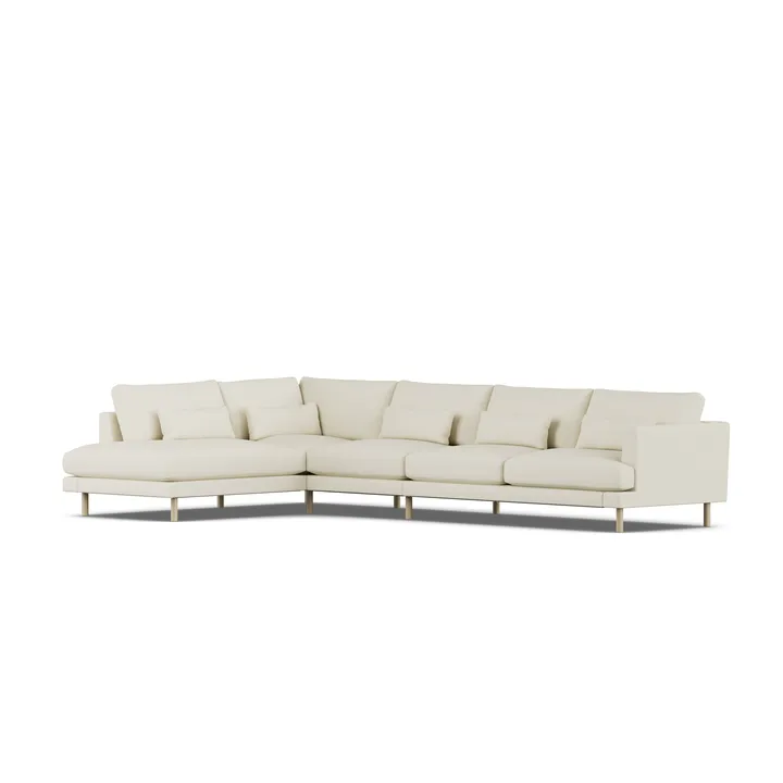 Bredhult sofa - Oslo Nature 1540-white-oiled oak, 4-seater B2 - 1898