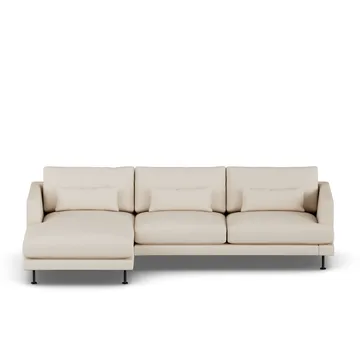 Bredhult sofa - Same Beige 6670-black steel, 2,5-seater C2 - 1898
