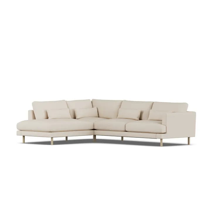 Bredhult sofa - Same Beige 6670-white-oiled oak, 3-seater A2 - 1898