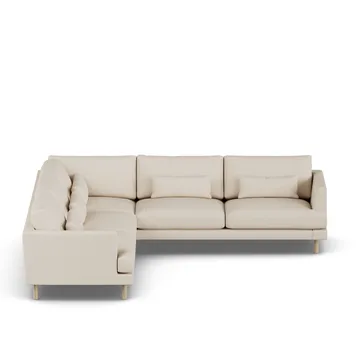 Bredhult sofa - Same Beige 6670-white-oiled oak, corner sofa F - 1898
