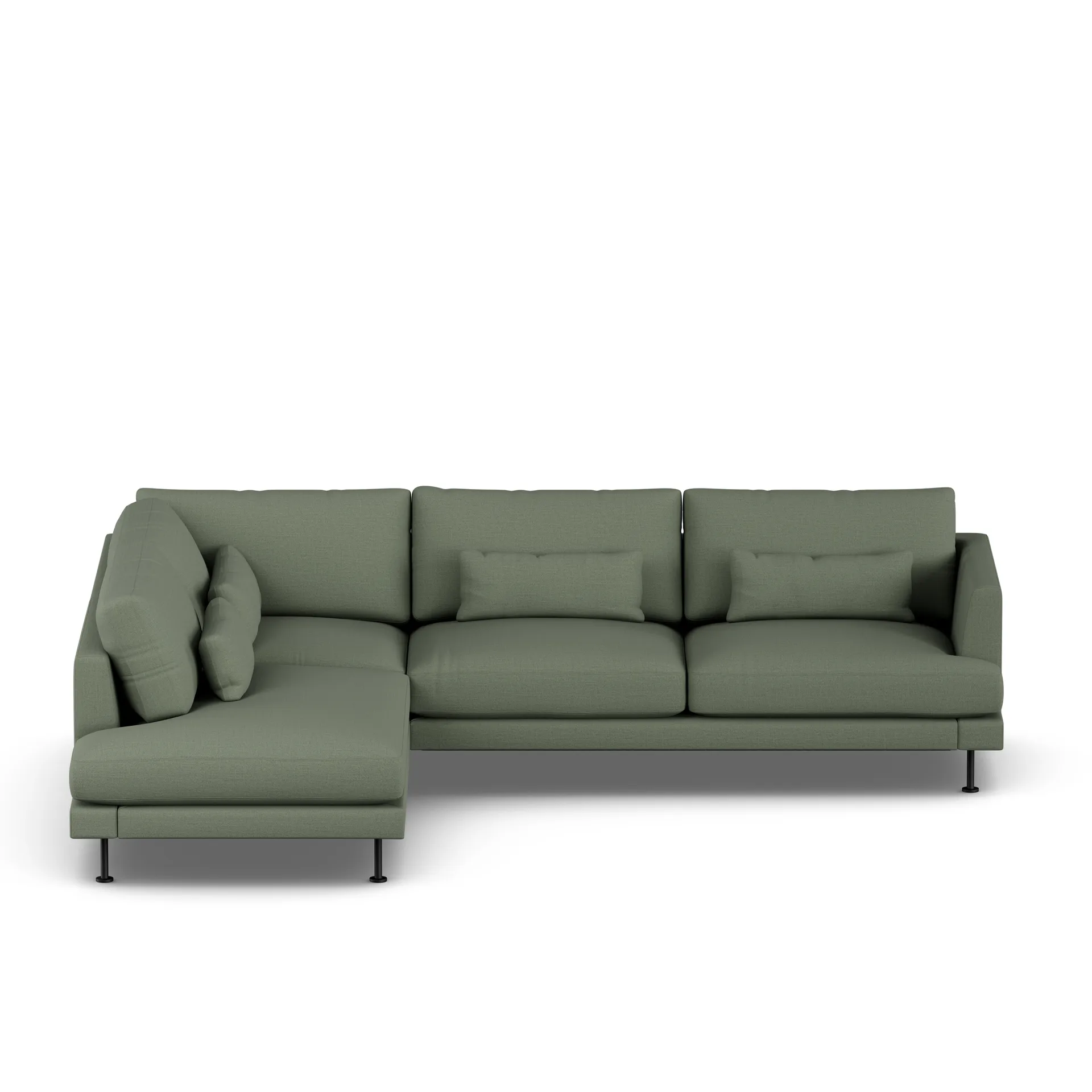 Bredhult sofa, Same Forest 6677-black steel, 3-seater A2 1898